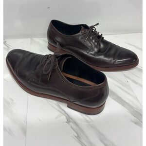 Men's COACH Andrew Dress Shoes Lace Up Espresso Shoes Size 13 D